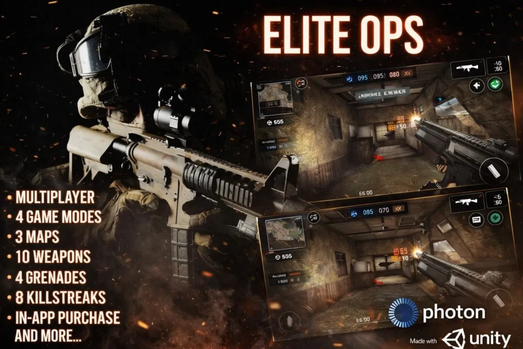 Bullet Core Online FPS Unity完整源码多人在线射击手游项目
