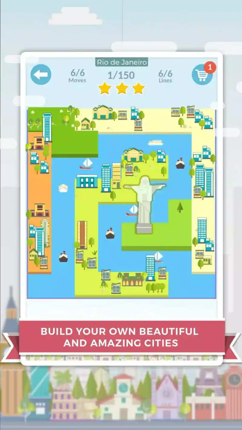City Lines Puzzle Unity完整源码城市连线益智解谜手游项目 - Image 5