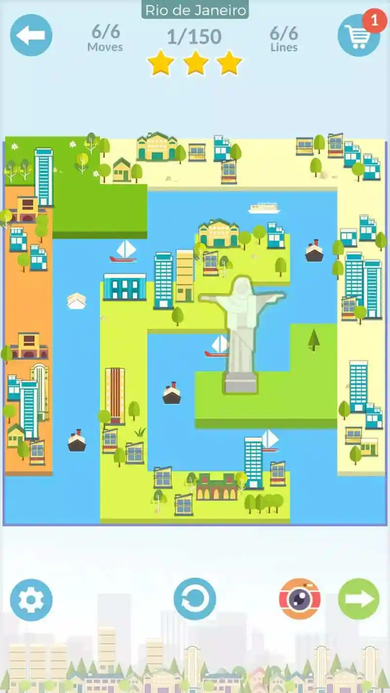 City Lines Puzzle Unity完整源码城市连线益智解谜手游项目 - Image 7