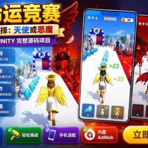 Destiny Run Angel or Devil Unity完整源码人生选择跑酷手游项目