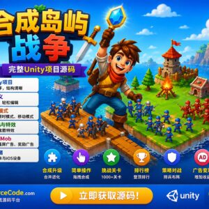 Island Merge War Unity完整源码合成战争策略手游项目支持安卓iOS