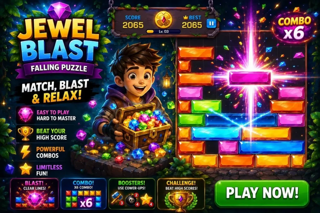 宝石滑动消除益智游戏 Unity完整源码|Jewel Blast – Unity Source Code