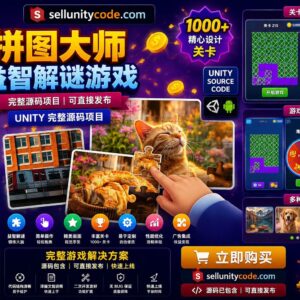 Jigsolitaire Jigsaw Puzzle Game Unity完整源码拼图益智手游项目