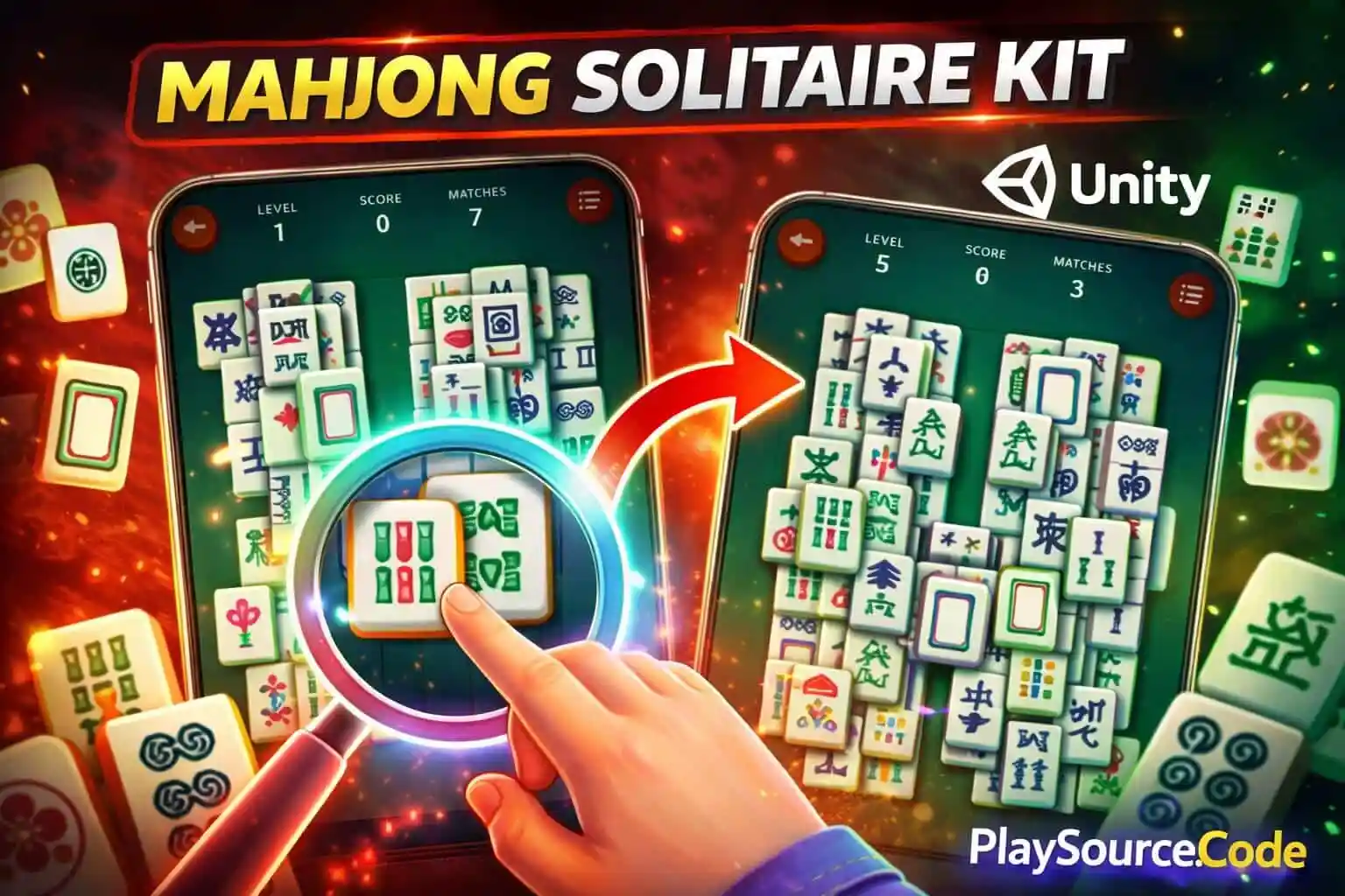 MK Mahjong Solitaire Kit Unity完整源码麻将连连看消除益智手游项目 - Image 3