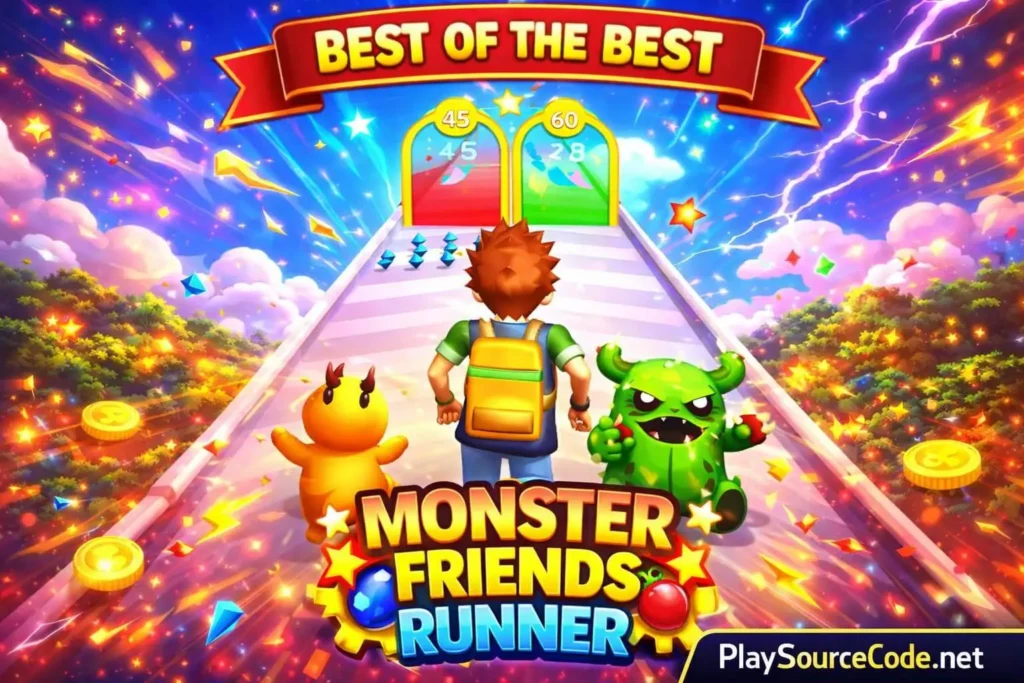 Monster Friends Runner 3D Unity完整源码怪物跑酷养成对战手游项目