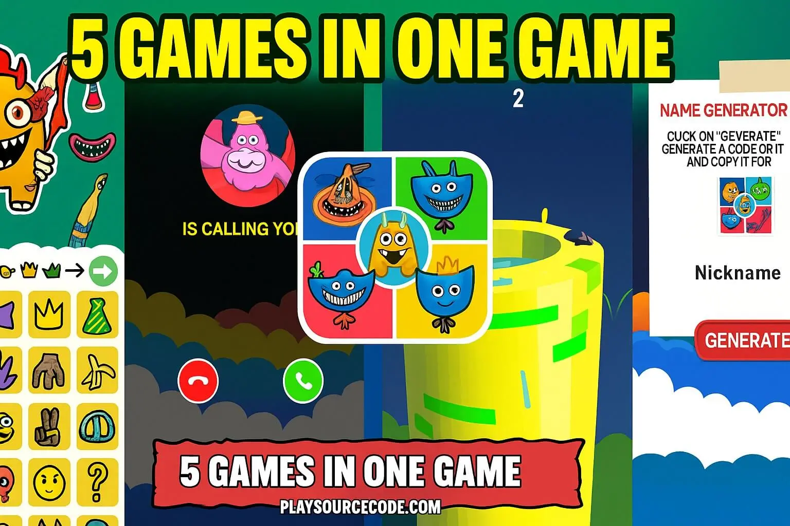 Monster Maker Unity完整源码怪物创造与迷你游戏合集项目 - Image 7