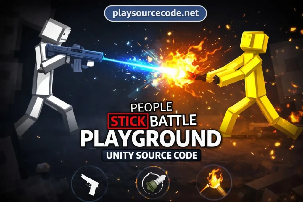 People Stick Battle Playground Unity完整源码火柴人格斗沙盒手游项目