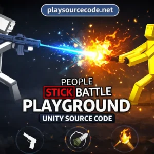 People Stick Battle Playground Unity完整源码火柴人格斗沙盒手游项目
