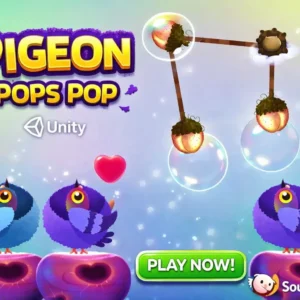 Pigeon Pops Pop Unity完整源码小鸟点击闯关休闲街机手游项目