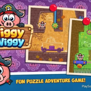 Piggy Wiggy Unity完整源码物理解谜画线益智手游项目支持安卓iOS