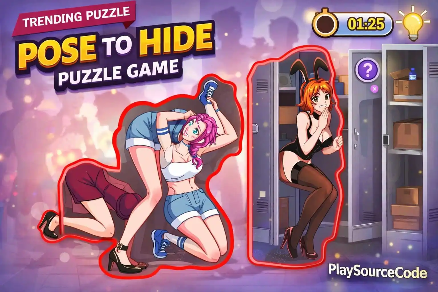 Pose to Hide Tricky Puzzle Unity完整源码姿势隐藏益智闯关手游项目 - Image 7
