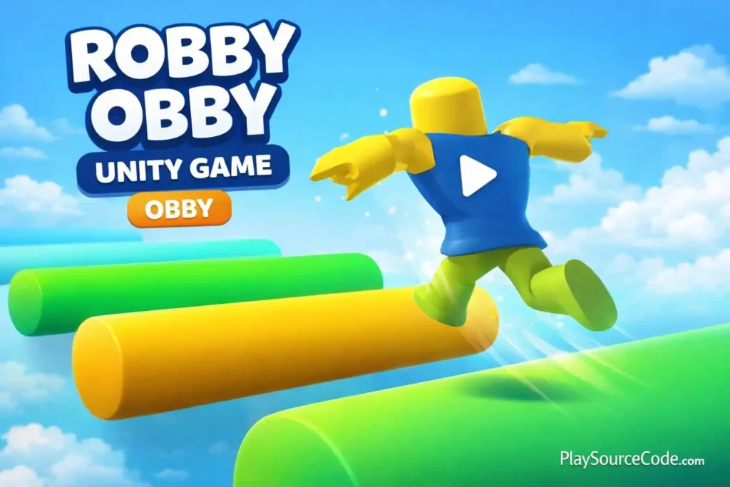 Obby Parkour Easy Level Unity完整源码休闲跑酷闯关手游项目