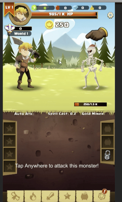 Clicker Knight Unity完整源码放置RPG冒险手游项目 - Image 4
