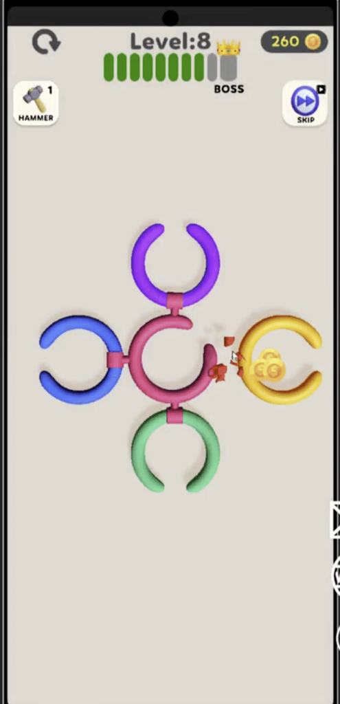 旋转圆环解谜Unity完整源码休闲益智手游项目支持安卓iOS - Image 3