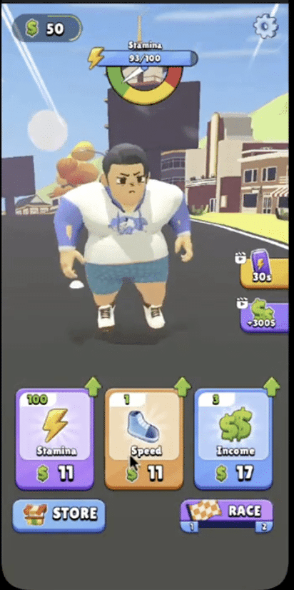 Run Clicker:肌肉冲刺跑酷游戏 – 放置点击竞速 Unity完整源码 - Image 3