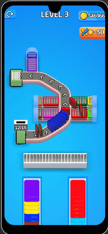 Card Factory Sort 3D Puzzle Unity完整源码卡牌分类排序益智手游项目 - Image 9