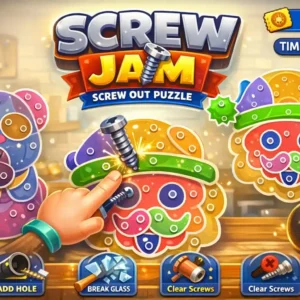 Screw Color Sort Unity完整源码螺丝颜色分类益智解谜手游项目