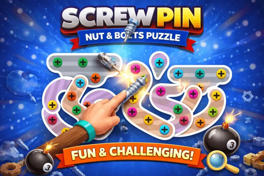 Screw Pin Nut Bolts Puzzle Unity完整源码螺丝拆解排序益智手游项目