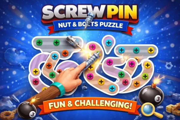 Screw Pin Nut Bolts Puzzle Unity完整源码螺丝拆解排序益智手游项目