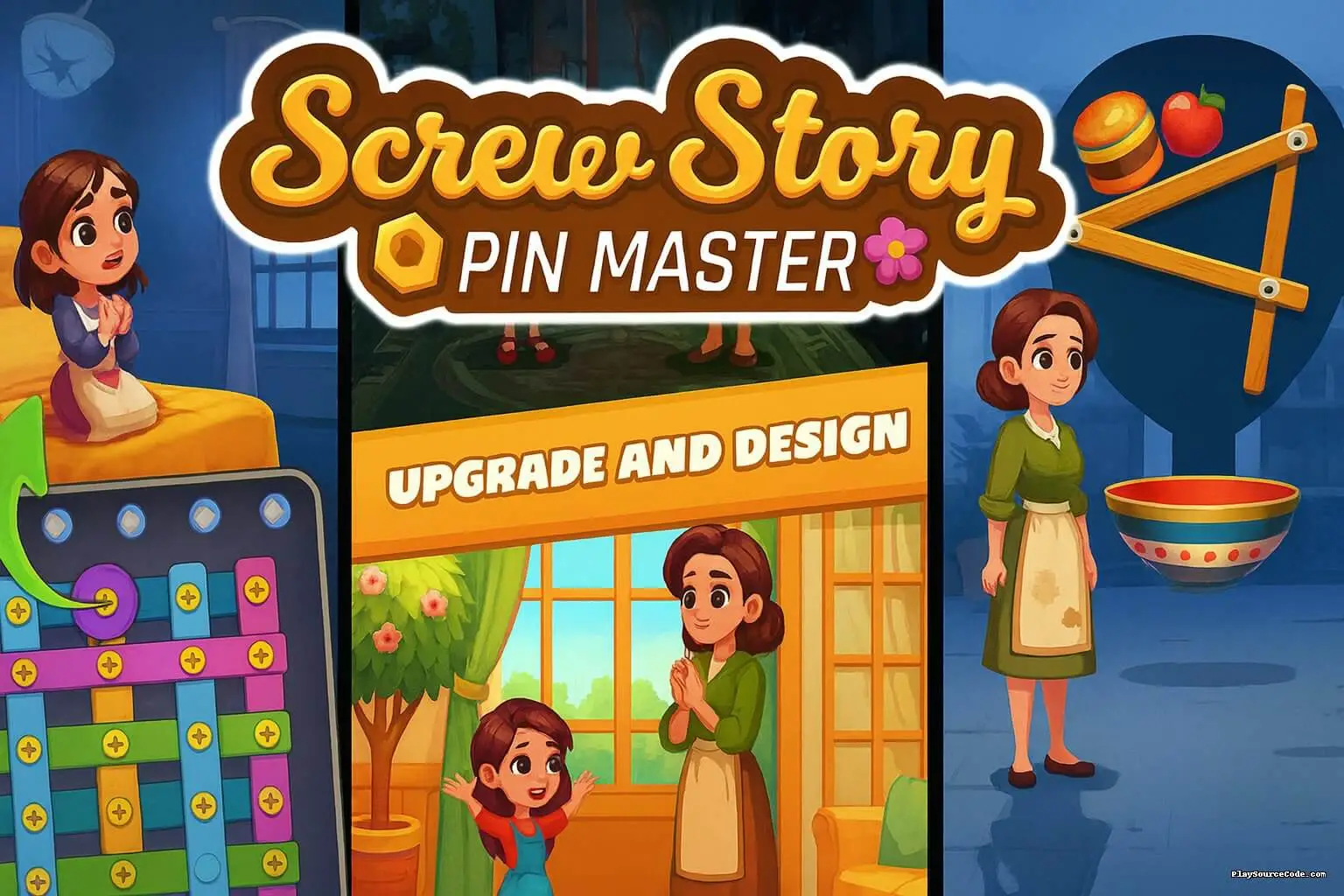 Pin Master Unity完整源码螺丝拆解益智解谜手游项目 - Image 2