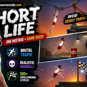 搞笑布娃娃闯关平台游戏 Unity完整源码|Short Life – Unity Source Code