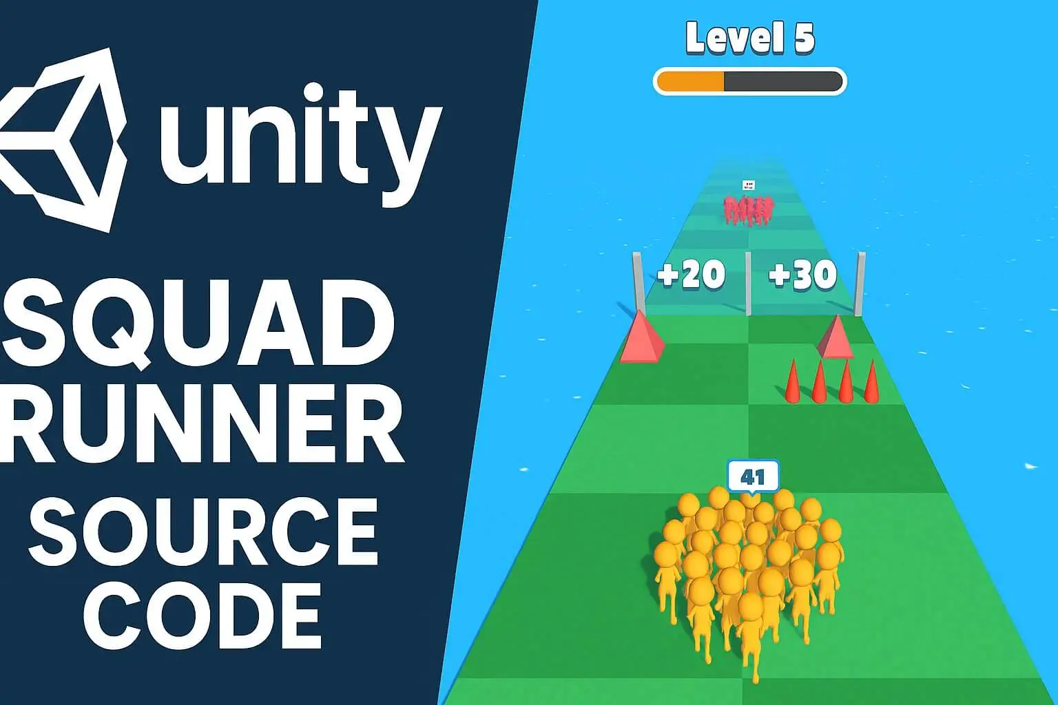 Squad Runner Unity完整源码城市跑酷闯关手游项目 - Image 5