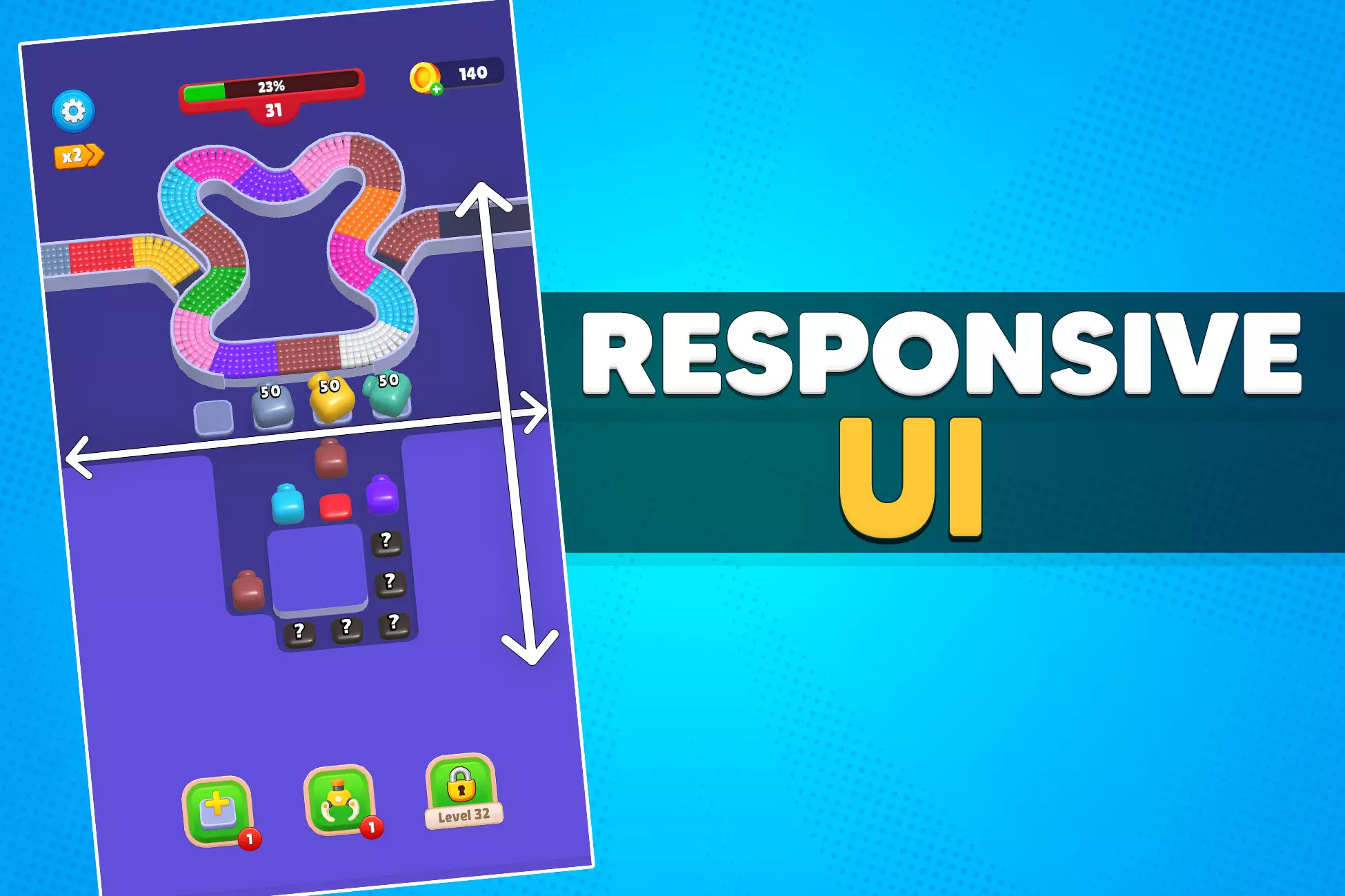 Block Shooter – Unity Source Code 方块射击消除益智游戏 Unity完整源码 - Image 7