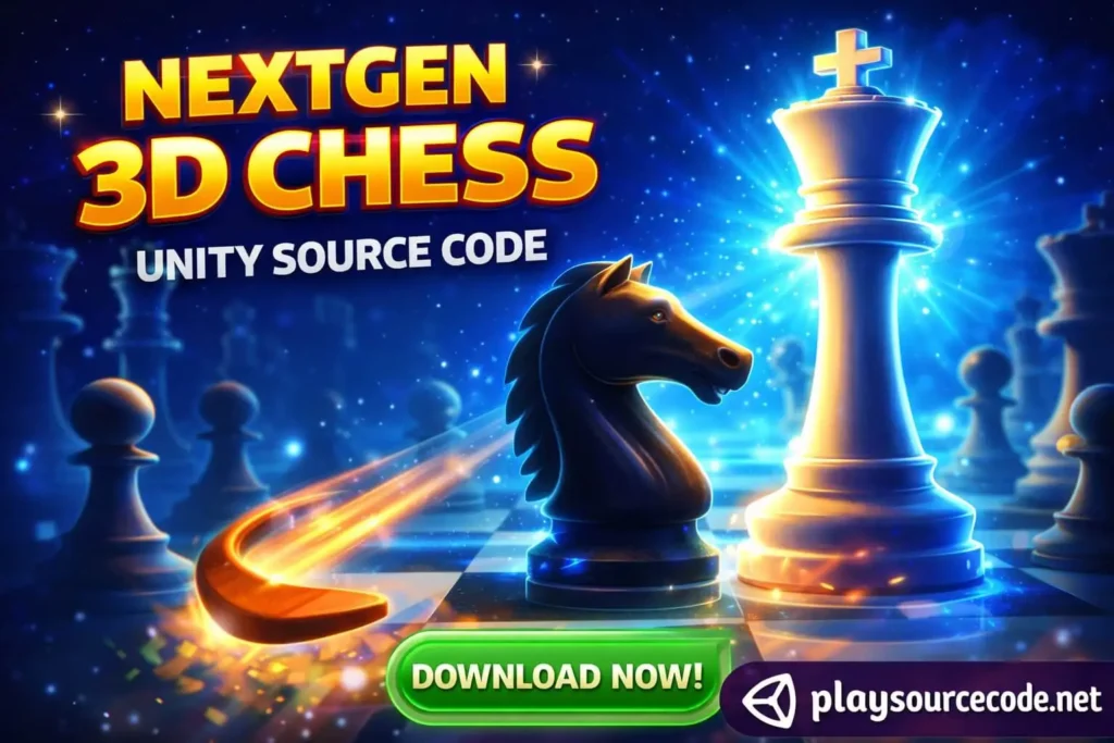 国际象棋手游完整源码|3D策略棋类游戏项目