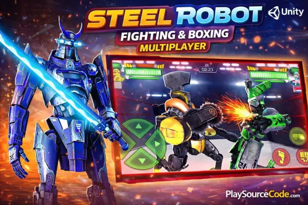 Steel Robot Fighting Boxing Game Unity完整源码机器人格斗竞技手游项目 - Image 2