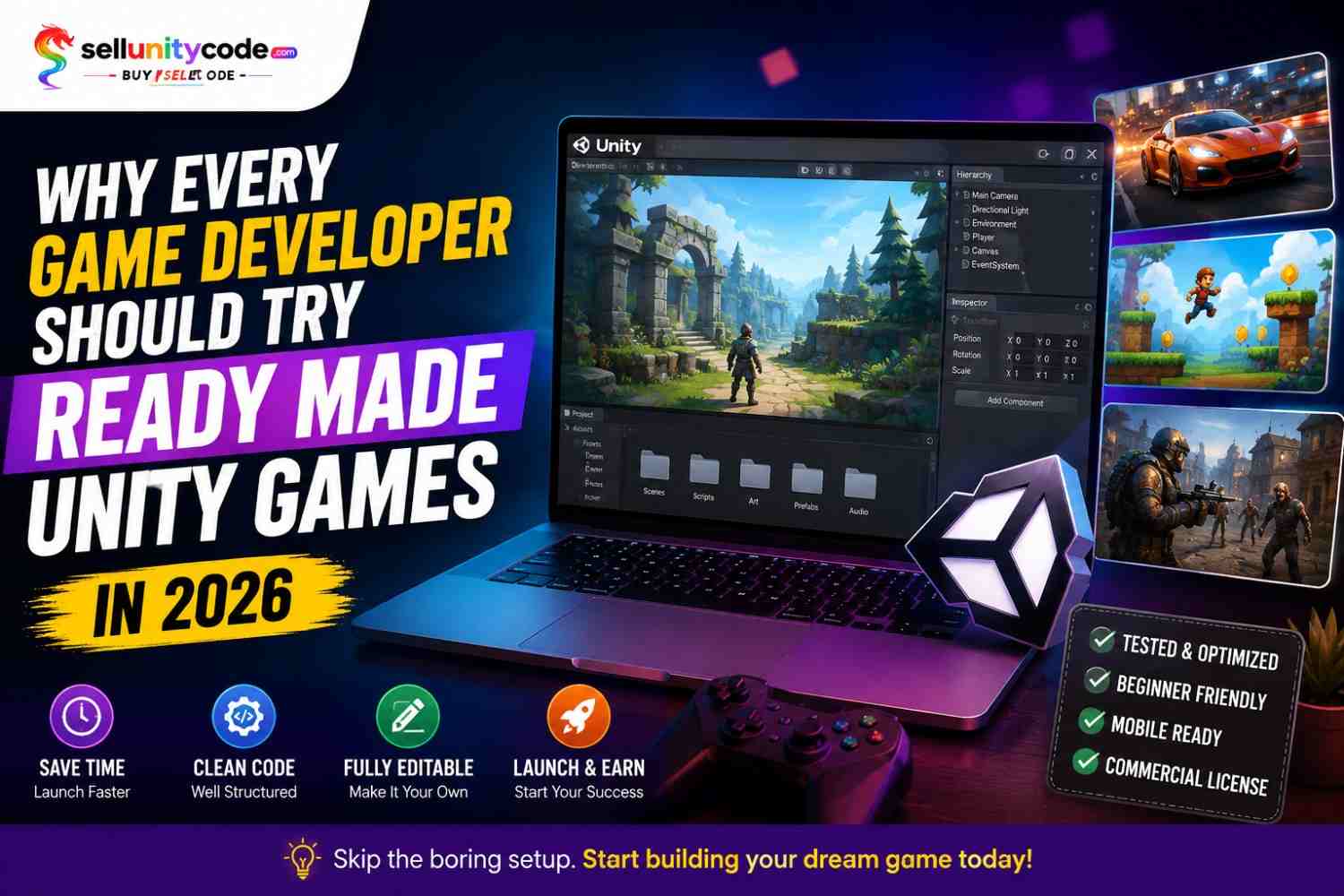 ready made unity games