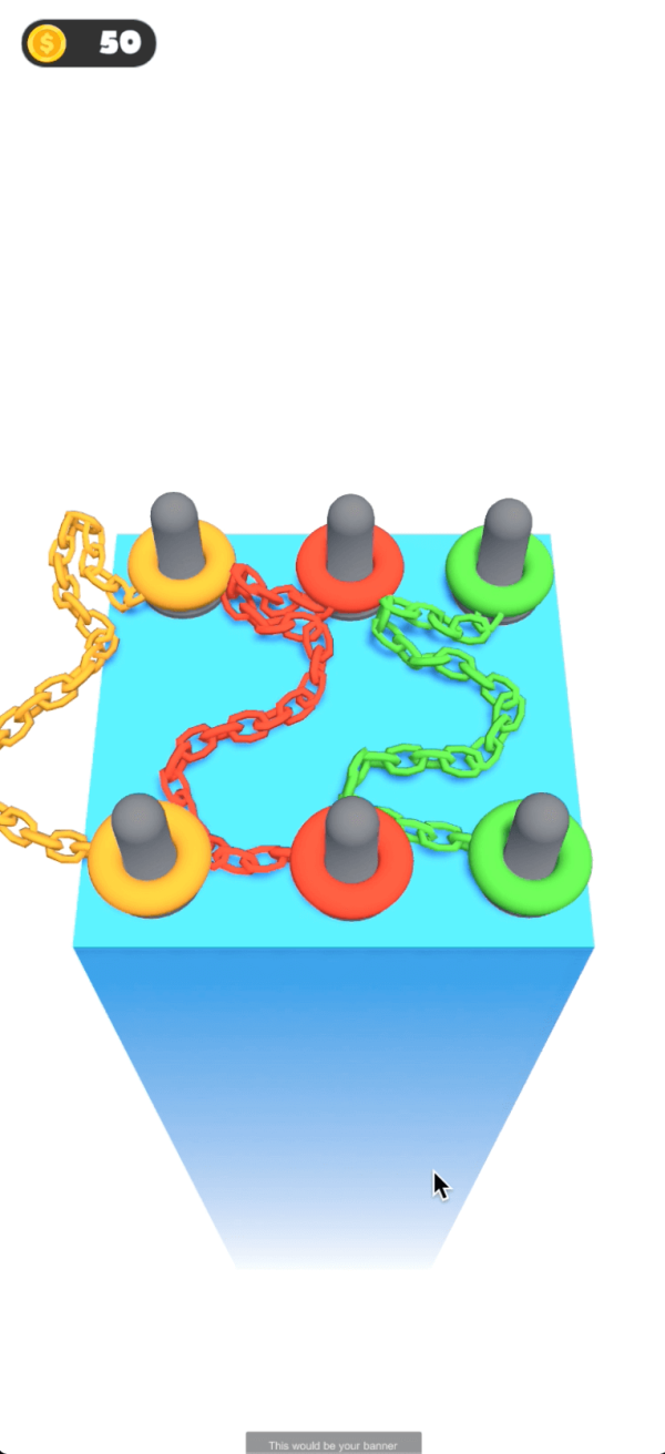 Chain Knots 3D Unity完整源码解开绳结益智休闲手游项目 - Image 5