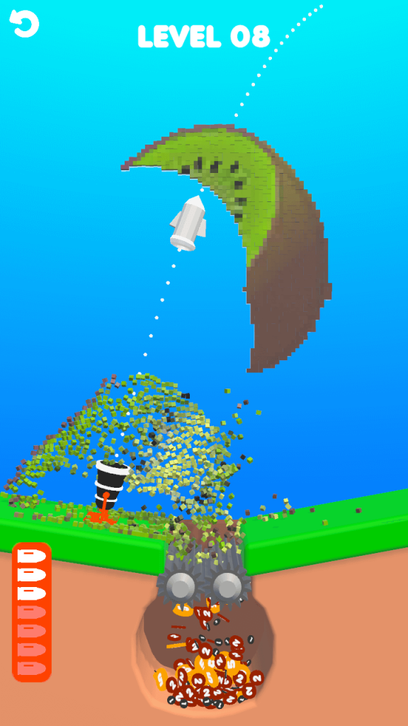 Pixel Cannon Break Unity完整源码像素破坏解压射击手游项目 - Image 2