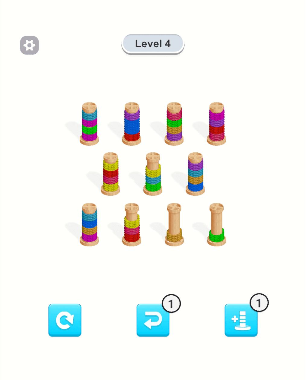 Rope Color Sort Unity完整源码彩色绳索分类益智解谜手游项目 - Image 3