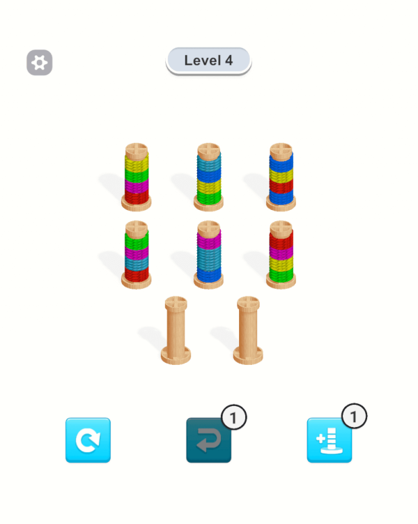 Rope Color Sort Unity完整源码彩色绳索分类益智解谜手游项目 - Image 5