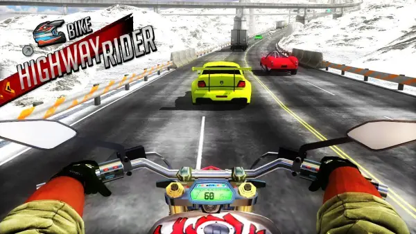 高速摩托赛车竞速游戏 Unity完整源码|Highway Rider – Unity Source Code - Image 7