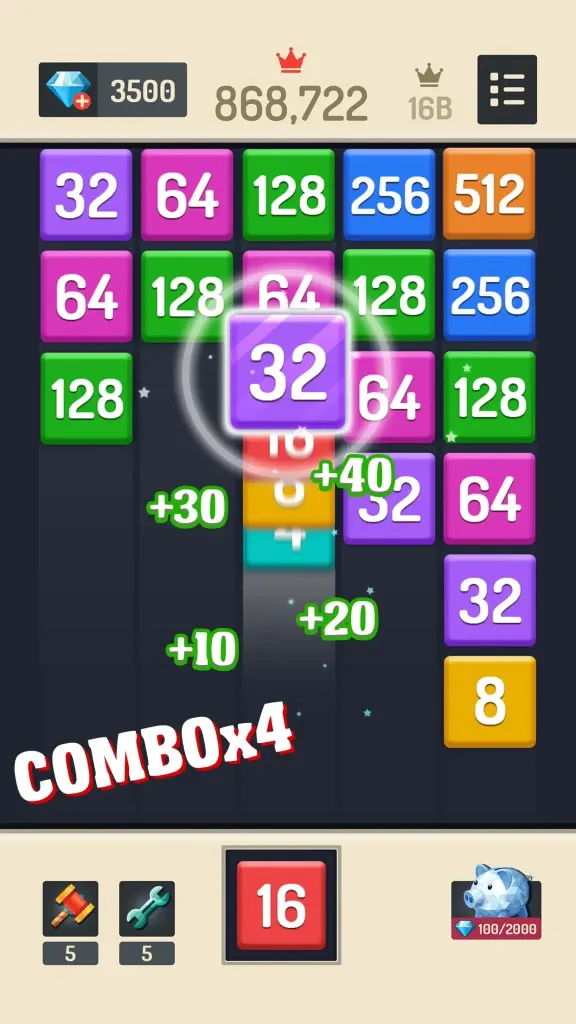 2048合并方块Unity完整源码数字益智手游项目支持安卓iOS - Image 3