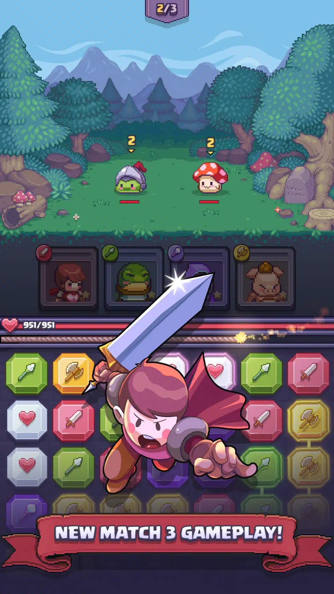 Match Land Unity完整源码像素三消RPG冒险手游项目 - Image 6