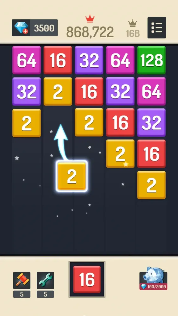 2048合并方块Unity完整源码数字益智手游项目支持安卓iOS - Image 8
