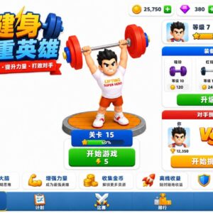 Gym Lifting Hero 健身举重英雄Unity完整源码三消健身益智手游项目支持安卓iOS