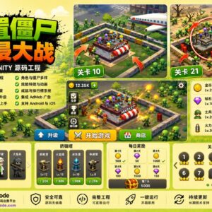 僵尸入侵放置生存游戏Unity完整源码