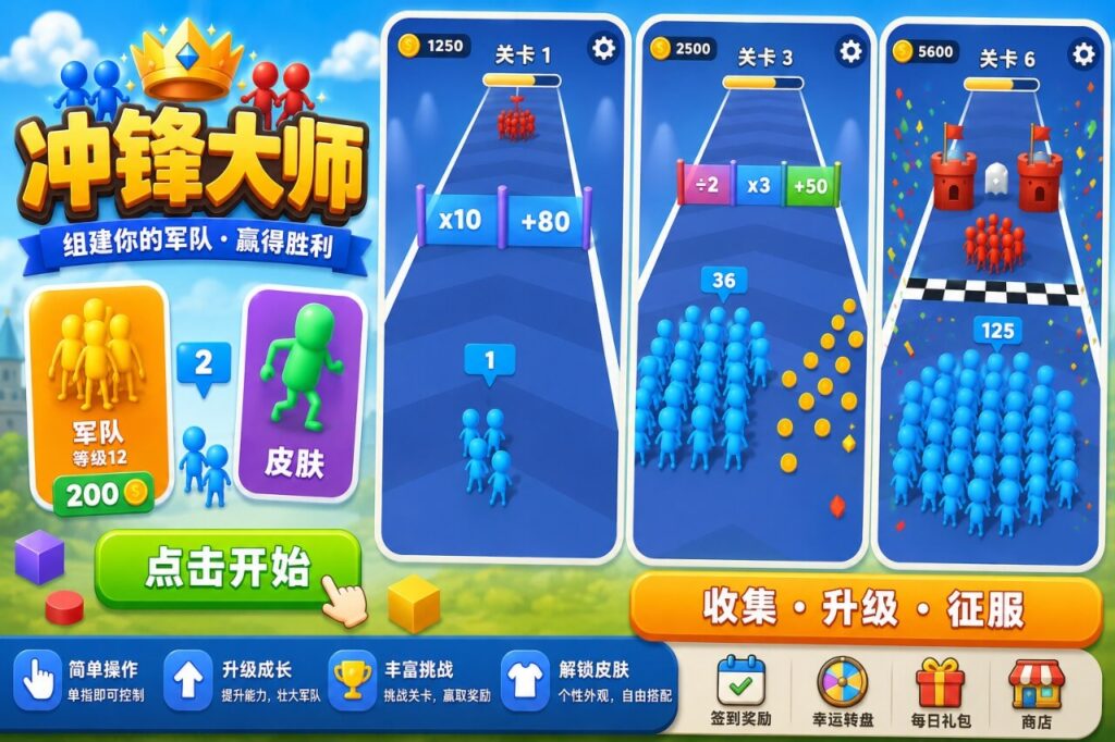军团冲突大师Unity完整源码火柴人跑酷手游项目支持安卓iOS