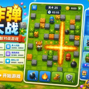 炸弹大战Unity完整源码休闲动作手游项目支持安卓iOS