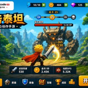 点击泰坦Unity完整源码放置RPG动作手游项目支持安卓iOS