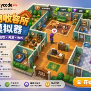 猫咪动物收容所模拟游戏Unity完整源码