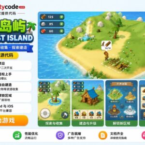 荒岛生存放置Unity完整源码模拟冒险手游项目支持安卓iOS
