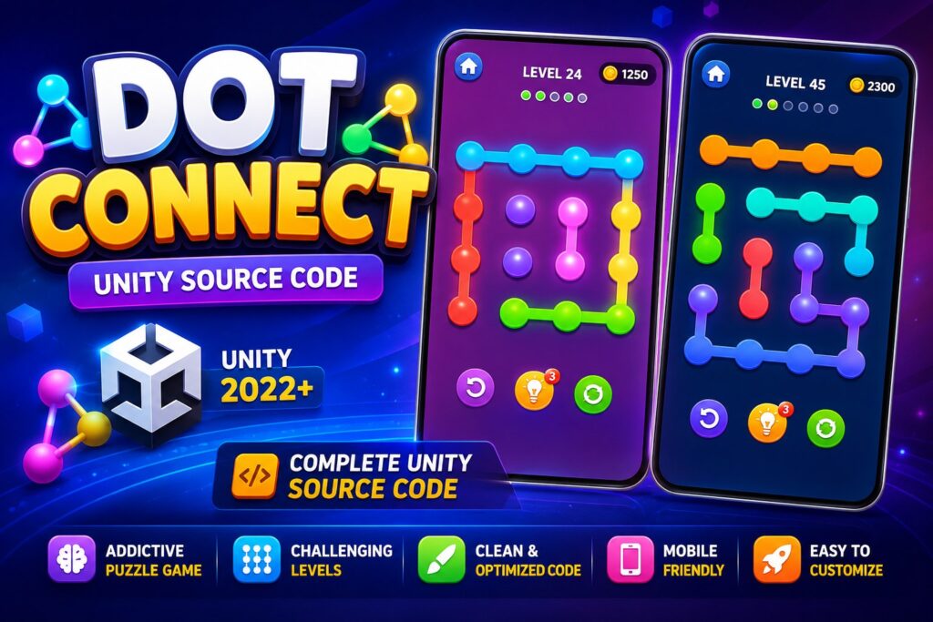 Dot Connect Unity 游戏源代码 [sellunitycode]