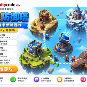 部落防御大战Unity完整源码塔防策略手游项目支持安卓iOS