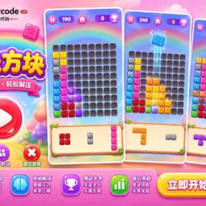 魔法方块益智合集Unity完整源码三合一休闲解谜手游项目