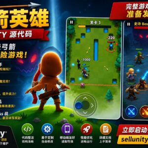 《弓箭传说》(Archero)Unity 源代码 —— Roguelike 弓箭射击游戏,包含技能、地下城及广告系统