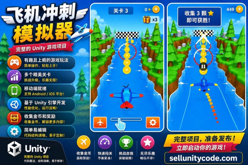 Plane Dash —— Unity 超休闲游戏